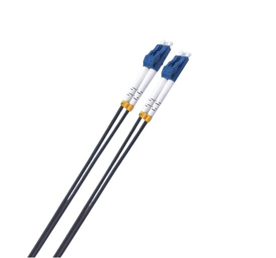 8ware 3m LC-LC OS2 Single Mode Dual-Core Fibre Optic Cable UPC Duplex Armoured Low Smoke Zero Halogen (LSZH) Jacket Black 8ware 3m LC-LC OS2 Single Mode Dual-Core Fibre Optic Cable UPC Duplex Armoured Low Smoke Zero Halogen (LSZH) Jacket Black